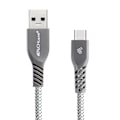 Miniatyrbilde 5 av 5: Sterk, slitesterk flettet USB-C lade- og datasynkroniseringskabel (1 fot/30 cm) Kompatibel med Samsung Tab S6 Lite, Tab A7 10,4\", T510,