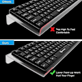 Miniatyrbillede 2 af 4: Computer Tiltet Tastaturholder, Klar Akryl Premium Stativ-pc Tastaturholder, Universal Forhøjet S