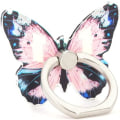 Miniatyrbillede 1 af 5: Butterfly Mobiltelefon Ringholder Finger Ring Grip Stativ 360° Rotation 180° Flip Universal Kickstand Kompatibel med Alle Smartphones (Mørkeblå)