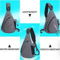 Miniatyrbillede 3 af 4: Sling Rygsæk Mænd Kvinder Brysttaske Sling Bag Sport Skuldertaske Cross Bag Til Udendørs