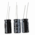 Miniatyrbillede 1 af 4: 3 x 2200uF 16V 105C Elektrolytisk Kondensator 10x20mm