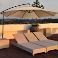 Miniatyrbillede 2 af 3: Parasol Afdækning, 8 Ribber, 3m, Vandafvisende, Anti-UV, Udskiftningsstof, Beige