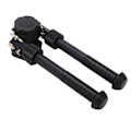 Miniatyrbillede 2 af 5: Sort justerbar vippe V8 bipod til jagt med 360?? rotation