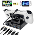 Pikkukuva 1 / 5: Rog Ally -telakointiasema, 6-in-1 Hub-telakointiasema Rog Alloylle, jossa on Hdmi 4k 60hz, Gigabit Ethernet, 3 Usb 3.0 -porttia