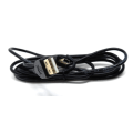 Miniatyrbillede 3 af 3: 2m, Mini USB til USB 24AWG 2.0 Hi-Speed 2.0 A-han til Mini-B 5-polet kabel Strøm & Data ledning (6,5ft, Sort Guld stik)