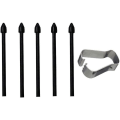 Miniatyrbillede 2 af 5: 5 stk. stylus spidser udskiftning nibs til Galaxy Tabs6lite S6/s7/s7+s pen, stylus pen refill kompatibel til Samsung Galaxy Tabs6lite