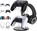 Universal Gamepad- och Headset-hållare, 2 i 1 Gamepad-hållare, Stor