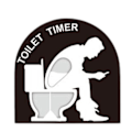 Miniatyrbillede 5 af 5: Kreativ Toilet-Tidsglas Timer Sandtimer Plastik Sandglas Timer Håndværk Gave