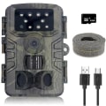 Miniatyrbillede 1 af 5: Trail-kamera, jagtkamera med vidvinkelbevægelsessensor, seneste sensor, visningsudløsertid, trail-vildtkamera uden glød ogwa