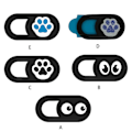 Miniatyrbild 3 av 5: Webkamera sekretesskydd Anti-hacker skyddande lapp kamera Anti-titt skydd Slider för PC bärbar telefon surfplatta dator--vit vara