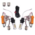 2 st 1156 2835smd 42 lysdioder Bil Dubbel Switchback Drl Backa Blinkers