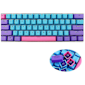 Miniatyrbilde 1 av 5: 61 PBT-taster, Ducky One 2 Mini Taster OEM-profil RGB, Blå