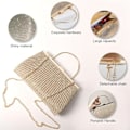 Miniatyrbillede 3 af 5: Håndtasker Skuldertasker Dame glitter clutch tasker Skinnende aften tasker Sequin tasker Velegnet til bryllupper, fester, dates, danse