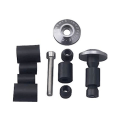 Pikkukuva 5 / 5: 7/8 tuuman ohjaustangon pää Ws ohjaustangon kahvat korkki Anti Vibrat Slider Plug For (hopea)