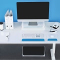 Miniatyrbild 5 av 5: Ergo Wow Justerbar Handledsstöd för Tangentbord, Två Höjdinställningar, Blå/Vit, 65230036