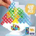 Pikkukuva 1 / 4: 48 kpl Tetra Tower - tasapainottelu- ja pinoamispeli, 100% uusi