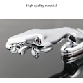 Miniatyrbillede 2 af 5: 3D Emblem til Jaguar Bil - Front Hætte Ornament Bil Dæksel Krom Eagle Badge Bil Tilbehør