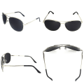 Miniatyrbillede 3 af 4: Premium Military Style Klassiske Aviator Solbriller, Polariseret, 100% UV-beskyttelse Sort