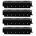 Miniatyrbillede 1 af 3: 4 stk. Bbq Grillplade i Rustfrit Stål Heavy Duty Grill Grill Varmeskjold Reservedele Bbq Gas Grill Udskiftningsdele Til Charbroil Grillware Gril Høj Qu