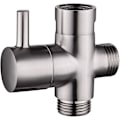 Miniatyrbilde 1 av 5: Solid Messing 3-veis Ventil G1/2\" Hånddusj Dusjkomponenter Universal Tilkobling