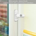Pikkukuva 4 / 5: T-tyyppinen UPVC-liukuikkunan lukko, lukot, lukot, salpa, kahva lukolla ja avaimella Jskee