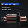 Miniatyrbilde 2 av 5: 18V Motoranker 6193011 for DDF458Z DF458D DDF458RFE DHP458 BHP458 DDF458 BDF458 BDF458RFE trådløs drill
