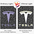 Miniatyrbilde 4 av 5: Dørlogo-projektorlys for Tesla Model 3, Model Y, Model S og Model X