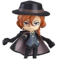 Miniatyrbillede 3 af 3: Bungo Stray Dogs Osamu Dazai Nendoroid Actionfigur Ansigtsudskiftning Pvc Skrivebords Ornament Fødselsdag