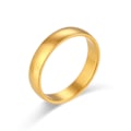 Miniatyrbillede 1 af 5: Ebelle Vandtæt Rustfrit Stål Ring 2mm 4mm 6mm Basic Style Stakbare Ringe til Mænd Kvinder 2mm Gold 57