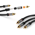Miniatyrbilde 4 av 5: 3m komponentkabel & 3m optisk digital lydkabel/toslink-kabel (toslink til toslink, fiberoptisk kabel, for hjemmekinosystem, PS4, X