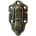 Pikkukuva 1 / 5: Matkatavarat, matkalaukku, kotelo, hasp-salpa, työkalupakki, solkilukko, lentolaukun haspit, salvat, 8 kpl (antiikkipronssipinnoitettu)