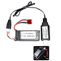 Miniatyrbillede 1 af 5: 7.4v 1600mah Lipo Batteri 1:10 Skala RC Biler Quadcopter Til Xlh 9125 Buggy Bil-hao