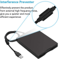 Miniatyrbillede 3 af 5: USB Floppy Drive, Ekstern USB Floppy Disk Drive 1.44 Mb Slim Plug And Play FDD Drive Til PC Windows