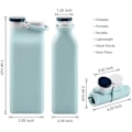 Pikkukuva 2 / 5: Kasaannetta vesipullo BPA-vapaa - Taitettava vesipullo matkalle Urheilupullot Kolminkertaisella vuodottomalla kevyt 20oz
