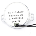 Pikkukuva 1 / 5: 1 kpl 220-240v AC 4w CW/CCW(0.8-1rpm) sähköinen synkronimoottori