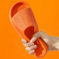 Miniatyrbilde 2 av 5: Mote Mote Dame Tøfler Sklisikre Flip Flops Lett EVA Komfortable Bad Strand Tøfler Stor Størrelse 47 48 Naranja 39-40