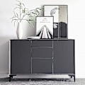 Miniatyrbillede 5 af 5: Sæt af 4 Sorte Metal Trekantede Sengben DIY Møbler Sofa Ben - 10cm
