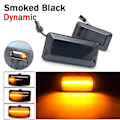 Miniatyrbilde 4 av 5: 2 stk Dynamiske LED Sidemarkerlys Blinklys for B3 A2 A3 Golf 2 3 2 Cordoba 1