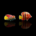 Miniatyrbillede 3 af 4: 30 stk. Levende Akvariefisk Ornament Akvarium Landskab Kunstig Fisk Plastfisk Dekoration (tilfældig stil)