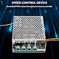 Pikkukuva 2 / 5: DC 10-55V 100A 3000W Moottorin Nopeuden Ohjain Käännettävä PWM-Ohjaus