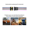 Miniatyrbilde 5 av 5: 240 stk 1-6 Pin Bil Elektriske Kontakter Ledningsblokk Klemme Terminal Kabel Hid Terminal For Scooter T