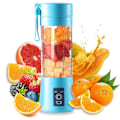 Miniatyrbillede 3 af 5: 4 Blade Personlig Brug Genopladelig Usb Elektrisk Citrus Juicer Blender Bærbare Blendere Og Juicere Kop Plast