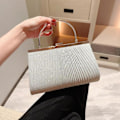 Miniatyrbillede 5 af 5: Håndtasker Skuldertasker Dame glitter clutch tasker Skinnende aften tasker Sequin tasker Velegnet til bryllupper, fester, dates, danse