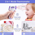 Miniatyrbillede 4 af 5: Pandetermometer Infrarød Voksen Termometer, Kontaktløs Termometer, LCD-Skærm, Hukommelsesfunktion, Infrarød Termometer Til C