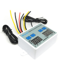 Miniatyrbilde 3 av 5: Dobbel digital termostat temperaturregulator to reléutgang termoregulator for inkubator oppvarming kjøling Xk-w1088 Dc24v