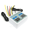 Miniatyrbillede 3 af 5: Dobbelt digital termostat temperaturregulator to relæudgang termoregulator til inkubator opvarmning køling Xk-w1088 Dc24v