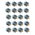 Miniatyrbillede 3 af 5: 20 stk Pool Cue Tips Læder Billard Cue Tips Læder Pool Cue Udskiftningstips