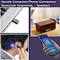 Miniatyrbillede 5 af 5: USB Bluetooth 5.0 med 3,5 mm AUX 4-i-1 Trådløs Lydtransmitter Modtager Adapter til TV/Hjemmeaudiosystem