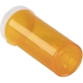 Miniatyrbillede 4 af 4: 50 stk. Tomme Pilleflasker med Låg, Receptpilleflasker, Beholdere (orange