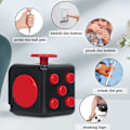 Miniatyrbild 5 av 5: 3 st Fidget Cube-leksaker, Anti-ångest Anti-stress Fidget-leksaker, Stress Ångest Tryckavlastande Leksak Perfekt för Vuxna och Barn